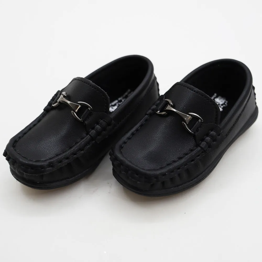 Slip On Loafers - Black, Brown & Cream